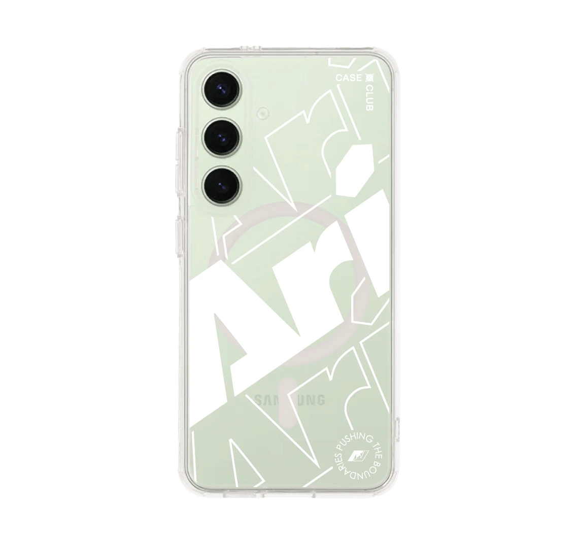 ari โลโก้มาเนียสีขาว แนวสตรีท